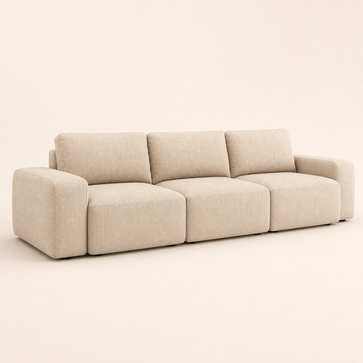 Sofá Modular Linho 3 Lugares